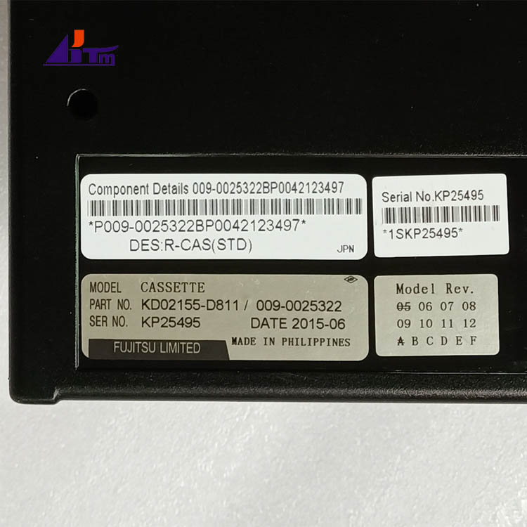 009-0025322 KD02155-D811 Cassette de recyclage NCR SelfServ 6674